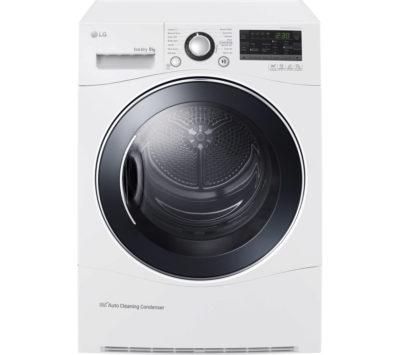 LG  RC8055AH3M Heat Pump Tumble Dryer - White